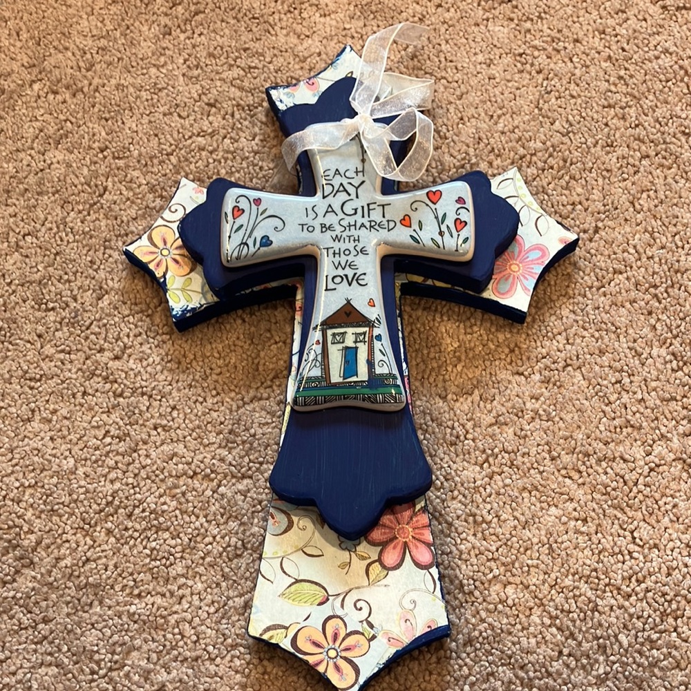 Inspirational Cross Wall Hanging Christian - Picture 11 of 11